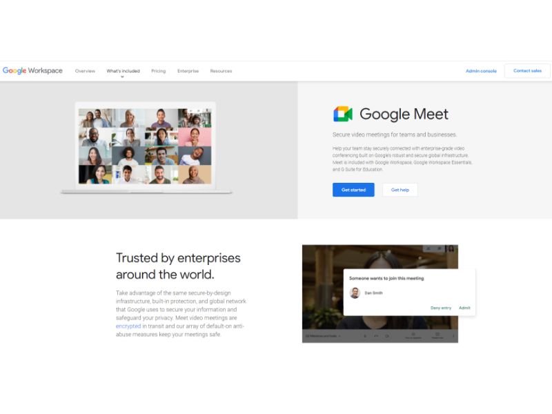 Google Meet Video Conferencing platform