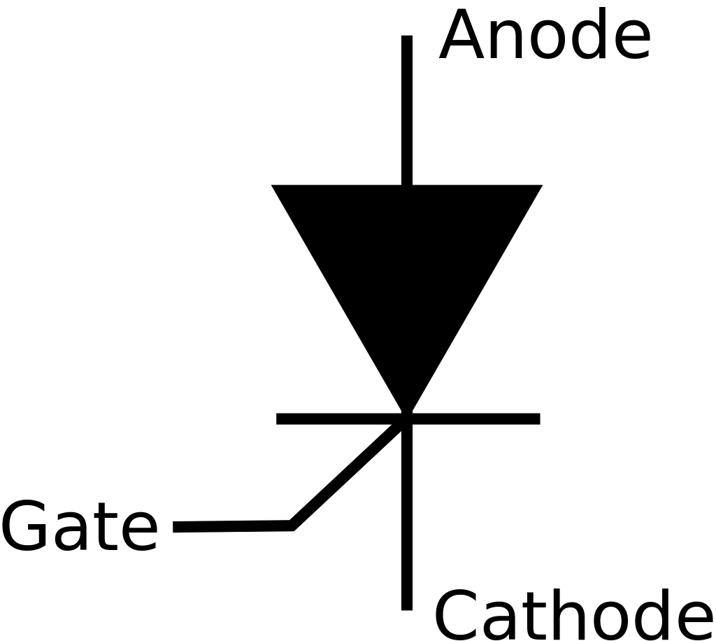 Thyristor symbol