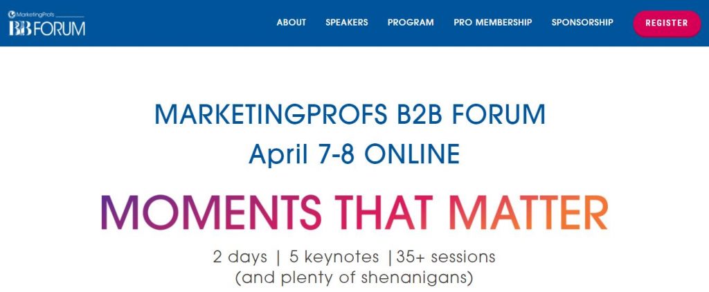 MarketingProfs B2B Forum