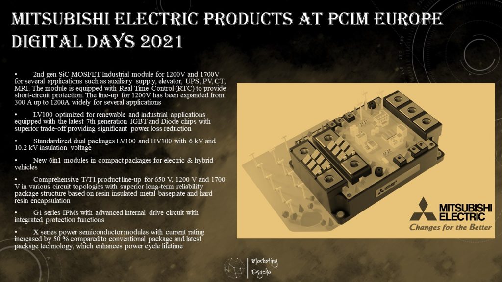 Mitsubishi Electric at PCIM Europe Digital Days 2021