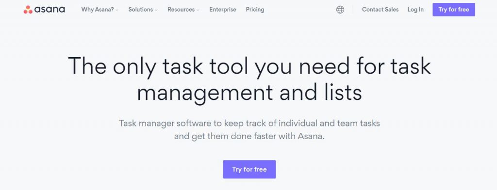 Asana task management
