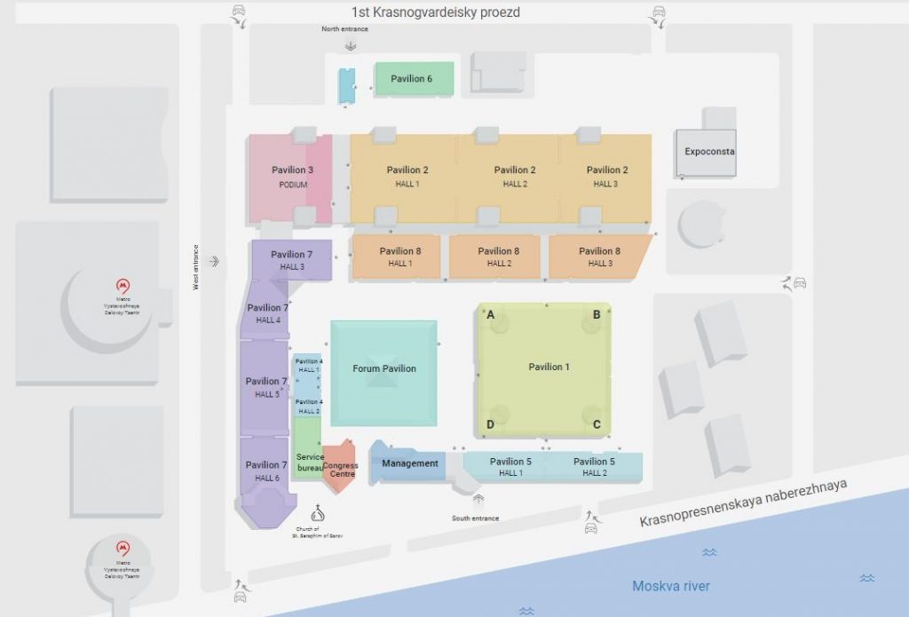 Expocentre map Elektro 2021