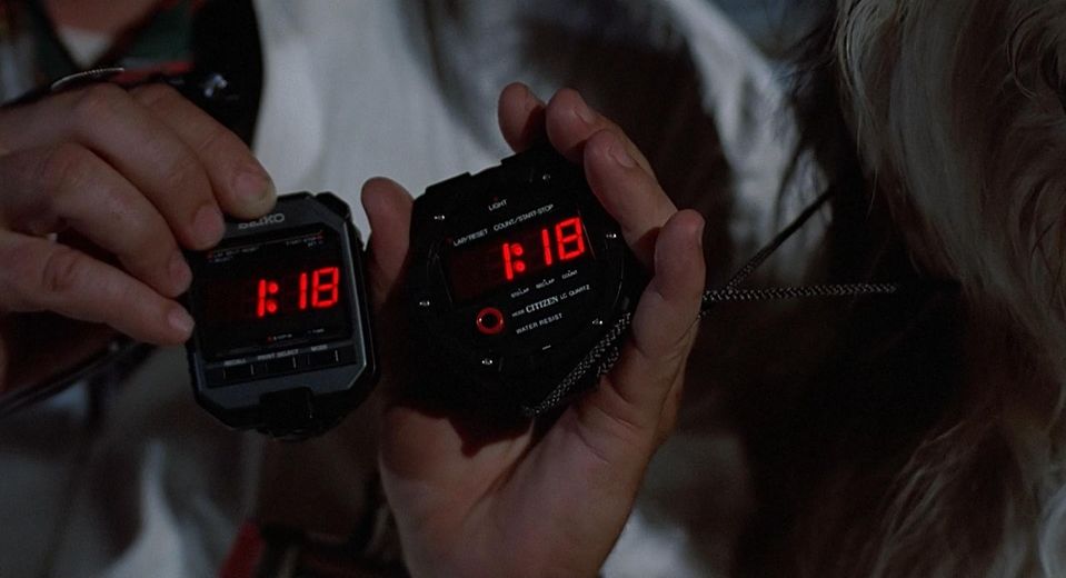 Citizen and Seiko Stopwatch Back to the Future