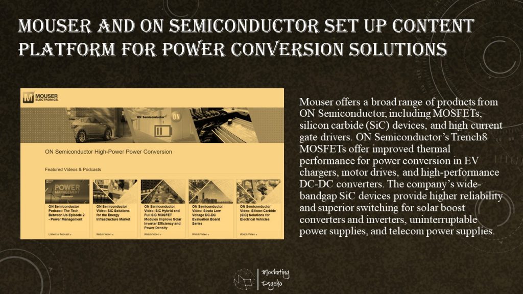 Mouser and ON Semiconductor