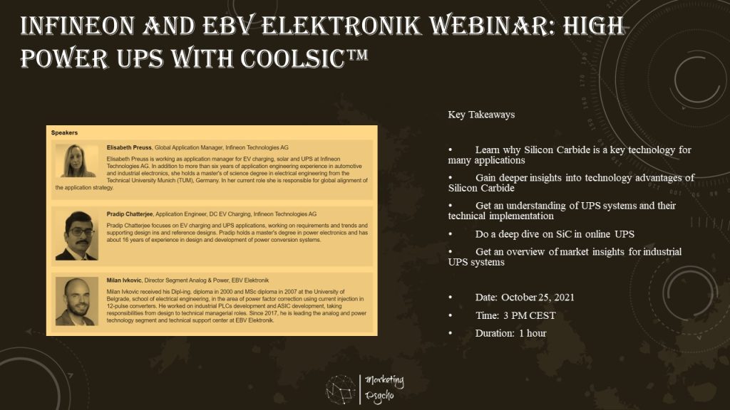 EBV Infineon Webinar