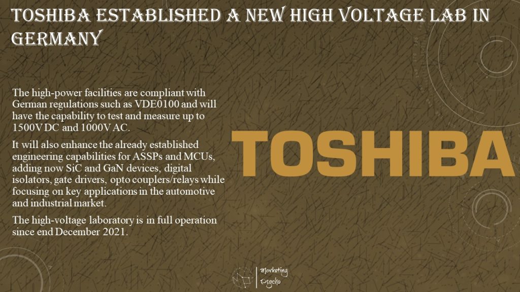 Toshiba New Lab in Germany