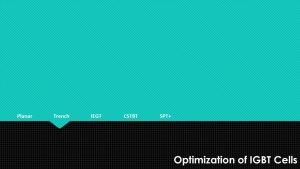 Optimization of IGBT Cell