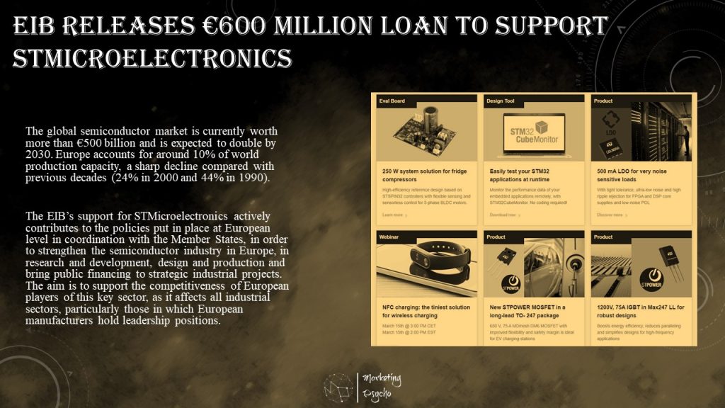 STMicroelectronics 600 million Euro loan