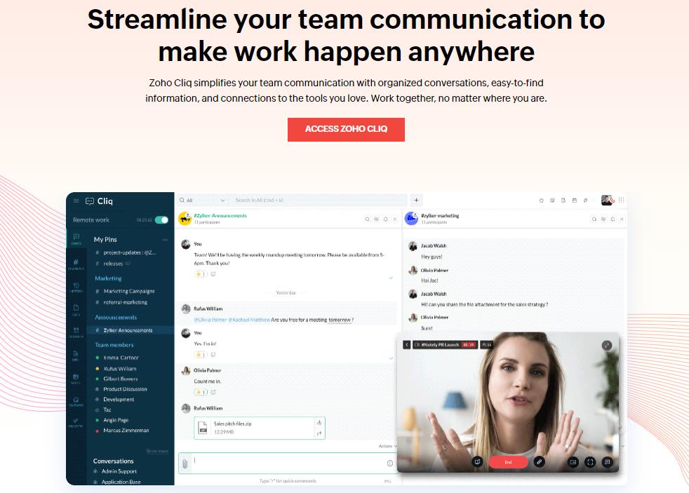 Zoho Cliq