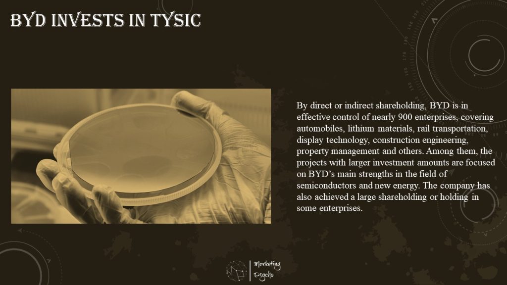 BYD invests in TYSiC