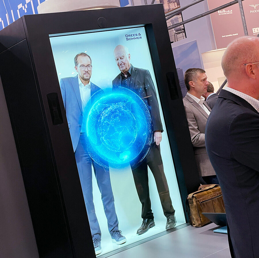 Hologrammm Drees & Sommer Holobox Expo Real
