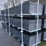 Stillage transport mat rack