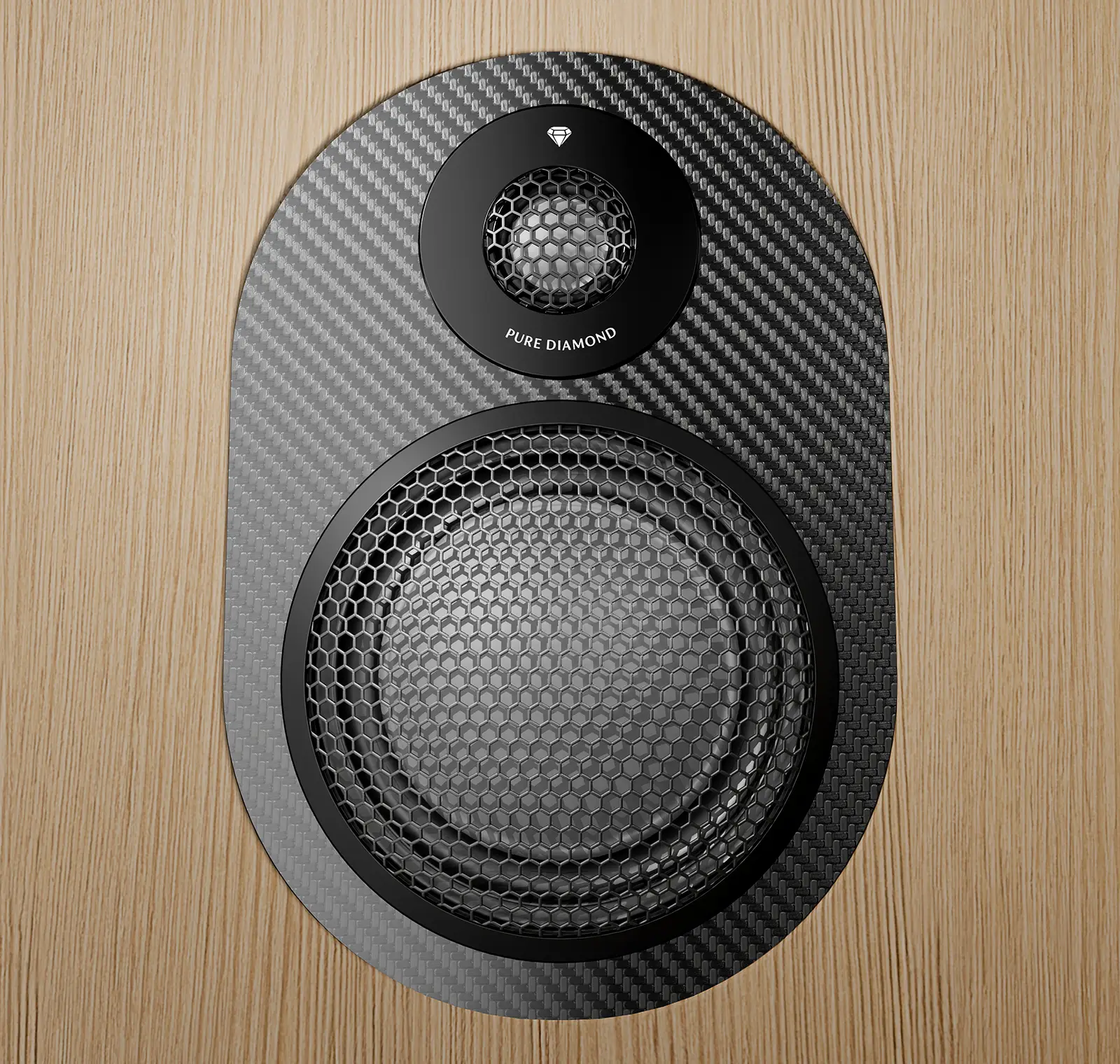 Carbon fibre faceplate