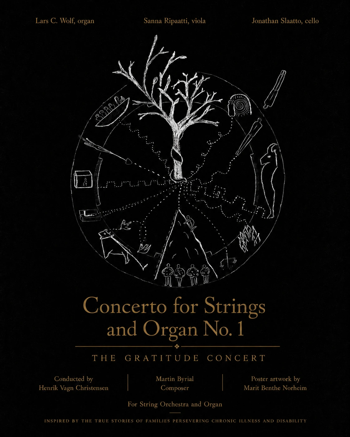 Concerto for Strings and Organ No. 1 poster artwork