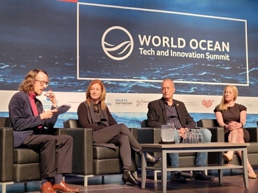 Moderating at World Ocean Tech and Innovation Summit