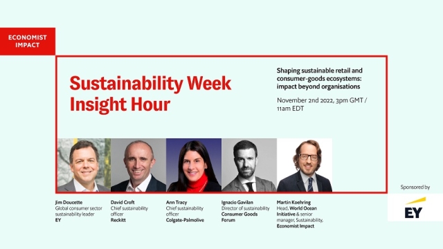 Moderating webinar on consumer sustainability