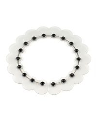 Herman Hermsen, untitled, 1989, necklace, PVC, agate, gold