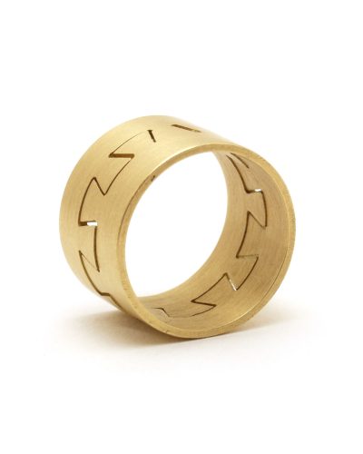 Herman Hermsen, Meanderring, 1995, ring, 18ct yellow gold