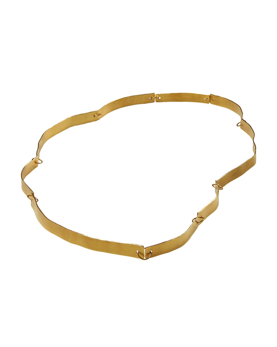 Annelies Planteijdt, Mooie stad - Gouden water, 2020, halssieraad; 18 kt goud, 640 mm, €8100