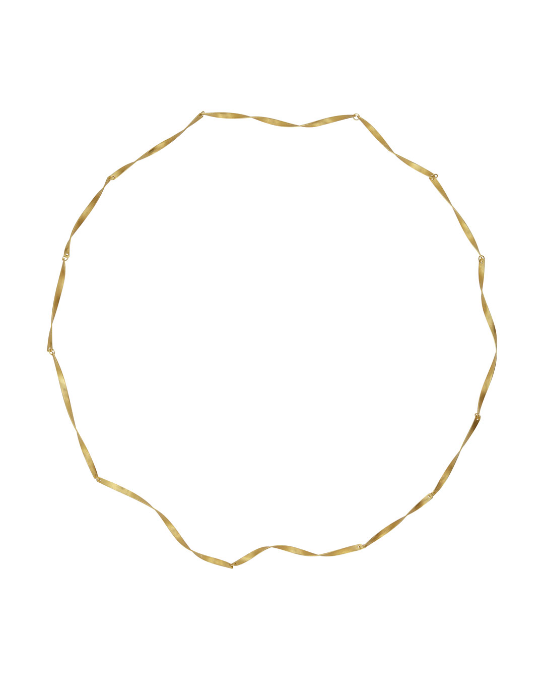 Annelies Planteijdt, Mooie stad - Wervelend water, 2020, halssieraad; 18 kt goud, 640 mm, €2950