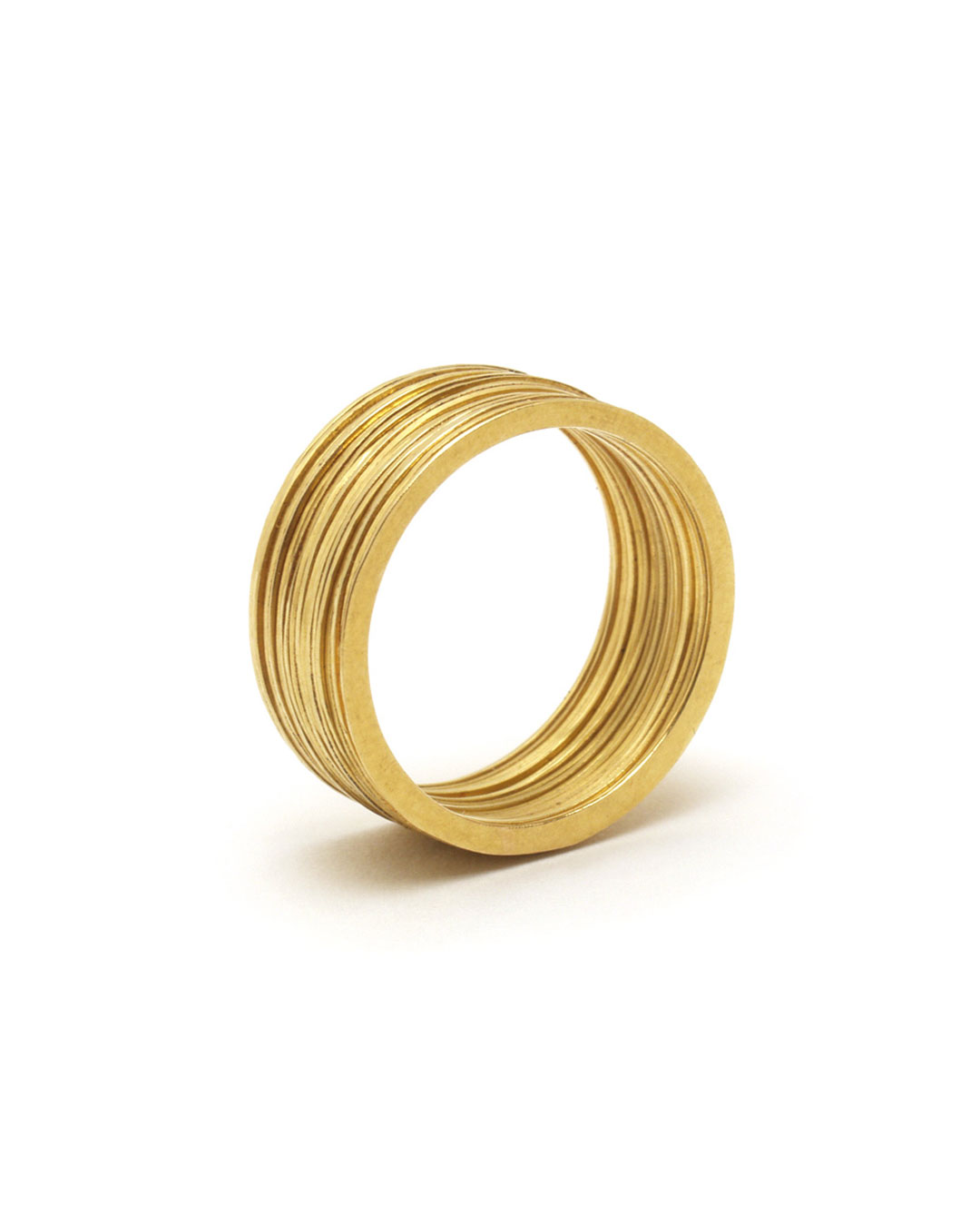 Annelies Planteijdt, zonder titel, 1987, ring; 18 kt goud, ø 20 x 8 mm, €1900