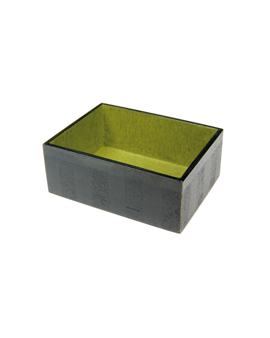 Tore Svensson, Box, 2009, brooch; etched and painted steel, 40 x 30 x 15 mm, €560
