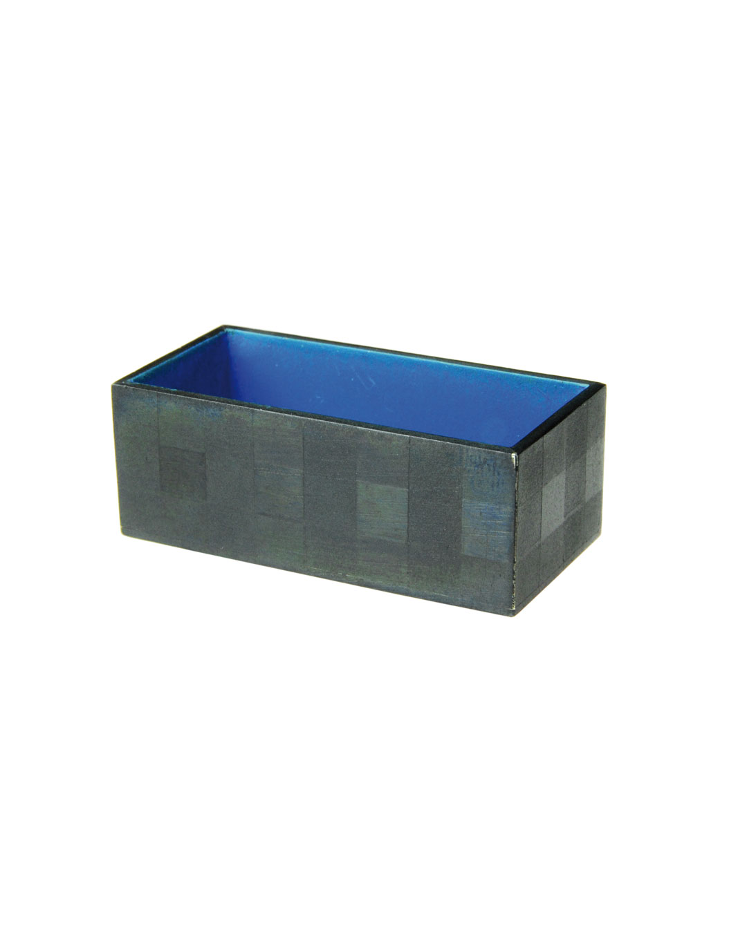 Tore Svensson, Box, 2009, brooch; etched and painted steel, 40 x 20 x 15 mm, €485