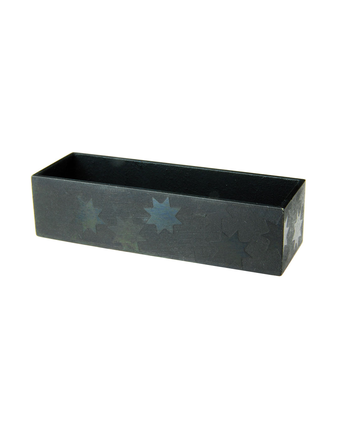 Tore Svensson, Box, 2009, brooch; etched and painted steel, 60 x 20 x 15 mm, €510