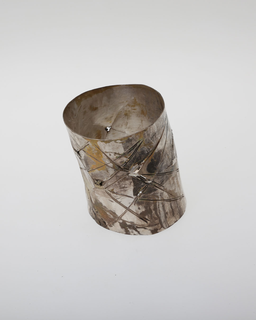 Rudolf Kocéa, Stars, 2017, bracelet; silver, copper, gold, ø 66 mm