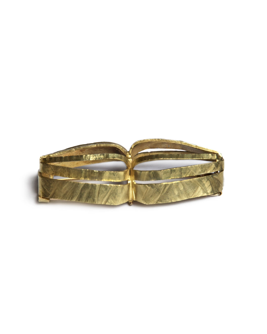 Rudolf Kocéa, Boot (Boat), 2006, brooch; 14ct gold, 60 x 25 x 18 mm
