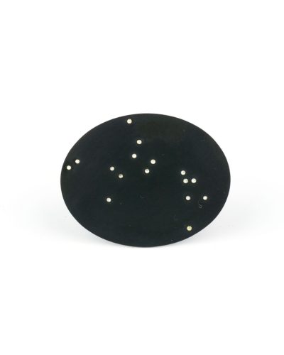 Akiko Kurihara Star Map, 2004, ring; zilver, glas, 60 x 40 x 1 mm, €250