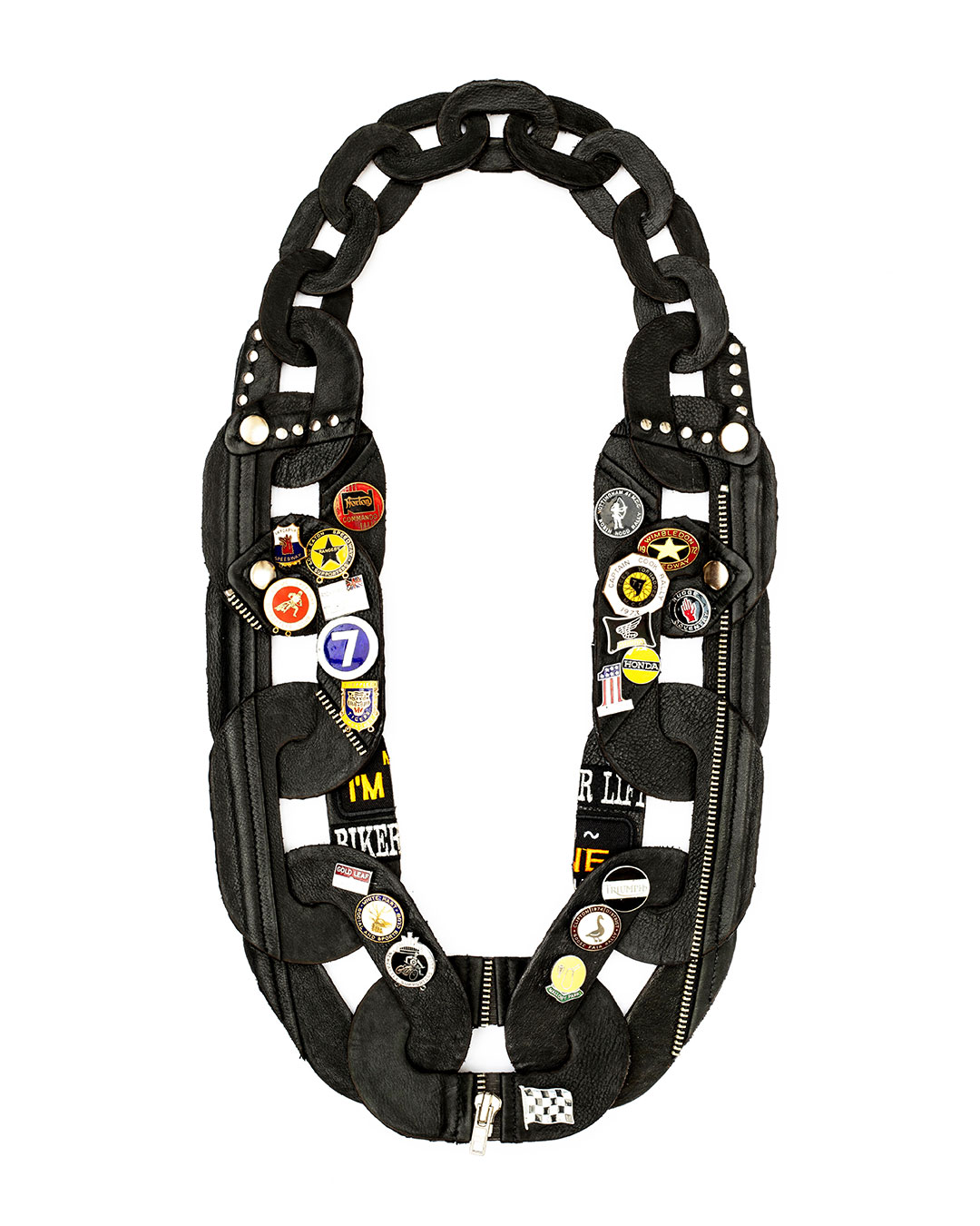 Veronika Fabian, Biker's necklace, 2020, necklace