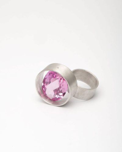 Herman Hermsen, untitled, 2000, ring, silver, synthetic stone