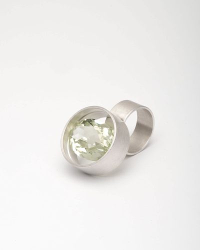 Herman Hermsen, untitled, 2000, ring, silver, synthetic stone