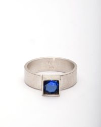 Herman Hermsen, untitled, 2005, ring, silver, synthetic stone