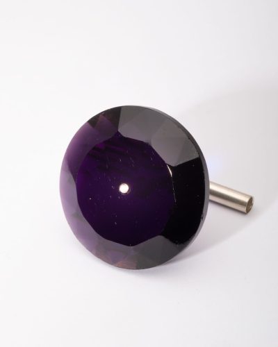 Herman Hermsen, untitled, 1986/2005, ring, silver, purple glass - Afbeelding 3