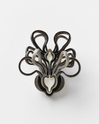 Minjung Cho, Black Uterus, 2021, broche
