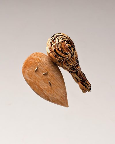 Dongchun Lee, brooch, Flourish Wither, 2020