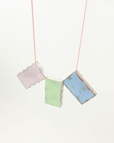 Nicole Beck, necklace, Three Blocks, 2023