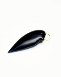 Antje Bräuer, pendant, Meine Amsel im Garten (My Blackbird in the Garden), 2023