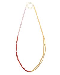 Annelies Planteijdt, Beautiful City – Gold and Pink Red Light Years, 2024, necklace