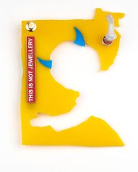 Tim Carson (Timothy Information Limited), Bull in a China Shop, badge, 2025