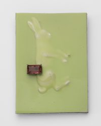 Margit Jäschke, broche, Hare, 2025