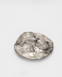 Rudolf Kocéa, brooch, Sitting Hare, 2025