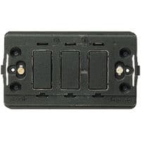 Modulehouder Magic - voor 3 modules - met schroeven