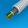Flex voorbedrade buis 20mm + XVB 5G2,5mm² ( rol 100 meter )