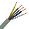PVC flexibel gladde mantel 500V grijs 5G2,5mm² ( rol 100 meter )