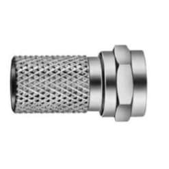 COAX TV F-Connector opschroefbaar 7mm voor coaxkabel binnen PVC6