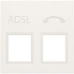 Centraalplaat voor ADSL/VDSL splitter, wit