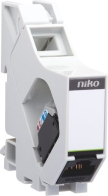 Connector RJ45 UTP cat.5E voor DIN-rail